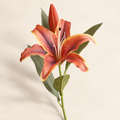 Orange Faux Lily Stem — hero
