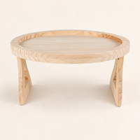 Round Wood Tray
