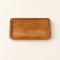 Rectangular Wood Display Tray