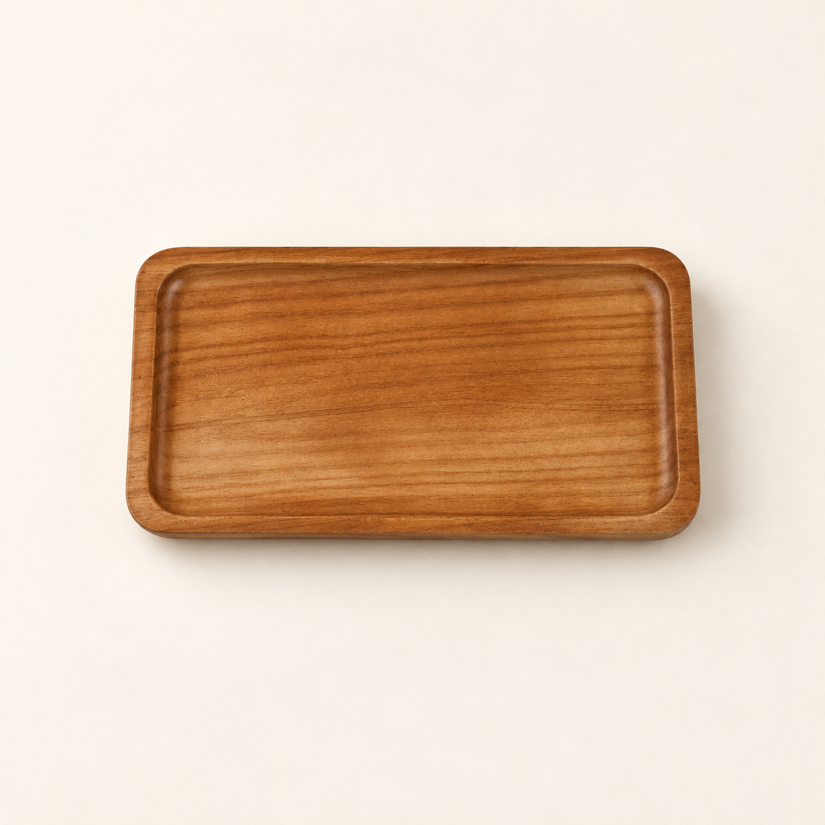 Rectangular Wood Display Tray