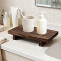 Brown Rectangular Pedestal Riser
