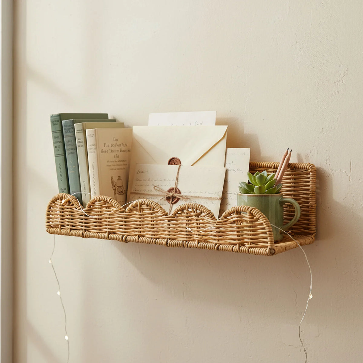 Fan-Shaped Wall Basket