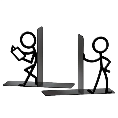 Abstract Figure Bookend Pair