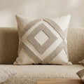 Geometric Tufted Cushion Cover