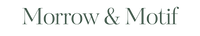 Morrow & Motif landscape wordmark