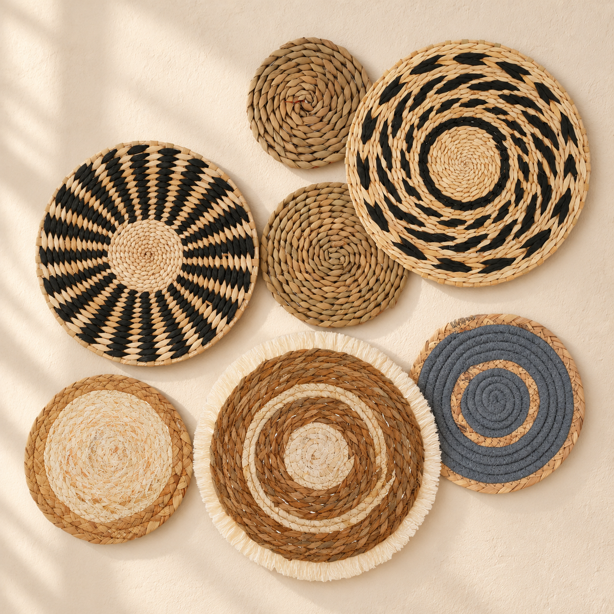 patterned wall set seven